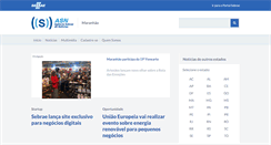 Desktop Screenshot of ma.agenciasebrae.com.br
