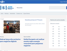 Tablet Screenshot of ma.agenciasebrae.com.br
