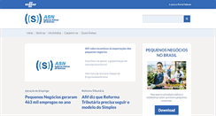 Desktop Screenshot of agenciasebrae.com.br