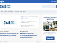Tablet Screenshot of agenciasebrae.com.br
