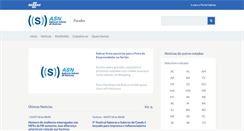 Desktop Screenshot of pb.agenciasebrae.com.br