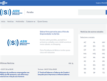 Tablet Screenshot of pb.agenciasebrae.com.br