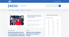 Desktop Screenshot of mg.agenciasebrae.com.br
