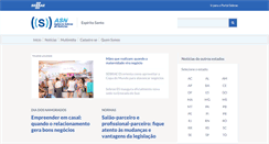 Desktop Screenshot of es.agenciasebrae.com.br