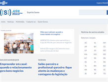 Tablet Screenshot of es.agenciasebrae.com.br